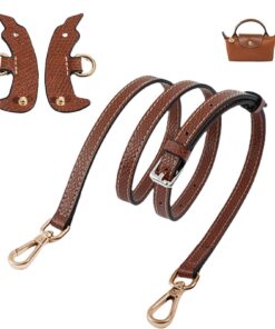 Artanchao Longchamp Schultergurt - Echtleder, verstellbar, ohne Bohren - für Damen - Schulterriemen für Longchamp Minita