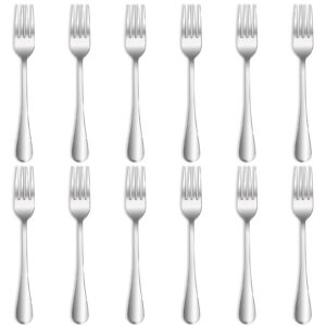 QUCHER 20,8cm Edelstahl Tafelgabeln bestes Besteck Set für Haus und Gaststätte Abendessen Heimirtschaft