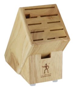 **HENCKELS 35102-112 Messerblock, Buchenholz - Geschmackssicher und robust für professionelle Küchen** | **HENCKELS 351