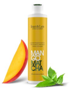 Jean & Len Lockentraum Shampoo Mango & Matcha für widerspenstiges und krauses Haar, verringert Spliss, pflegt & definier