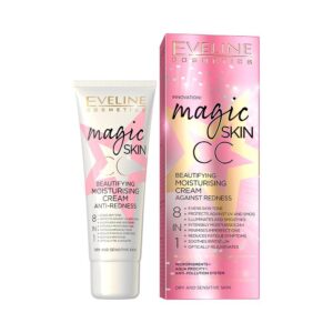 Eveline Cosmetics Magic Skin CC Feuchtigkeitscreme 8-in-1 für Gesicht und Hals mit Hyaluron und Vitamin E | Eveline Cos