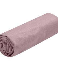 STOF Spannbettlaken Eden, 180 x 200 cm, 30 cm Spannhöhe, 100% Baumwolle, Öko-Tex Zertifiziert – Altrosa – Bettwäsche für