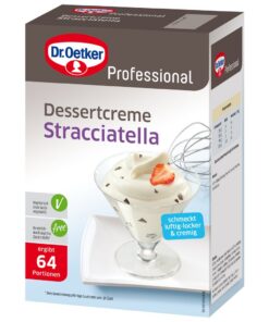 Dr. Oetker Professional Dessertcreme Stracciatella - Bestes Dessertpulver für Konditoren und Hobbykocher im Zuhause