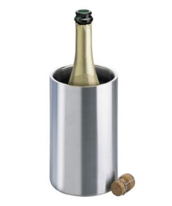 Isosteel VA-9568 Flaschenkühler doppelwandig 18/8 Edelstahl matt gebürstet