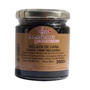 Spanische Zuckerrohrmelasse 300 g - Kostenlose Versandkosten + Süßes Bio-Produkt für Gesundheit und Energie + Ideal für