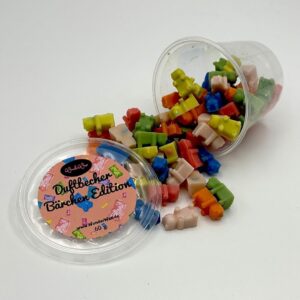 WonderWax Becher Duftwachs Wax Melts Gummibär Geschenk Set für Geburtstag und Dekoration Raumduft Cream of Coconut 100%