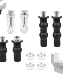 Bajiuxhfei Universal Toilettensitz-Befestigungsset - ReparaturteileFür WC-Sitz, 1 Stück