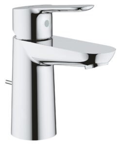 GROHE BauEdge Einhand-Waschtischarmatur - Wassersparend, langlebige Oberfläche, Cradle to Cradle Certified (23356000)