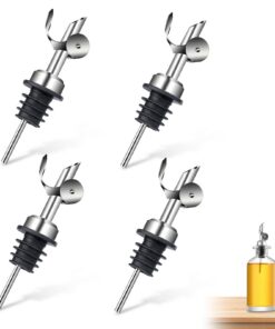SEO-Titel-Optimierung für American Consumers: 1. Flaschenausgießer mit Klappe für Öl - perfekt für Olivenöl, Weinausgieß