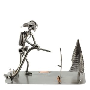 Steelman24 Schraubenmännchen Feuerwehrmann I Handarbeit made in Germany I Persönliche Gravur I Geschenkidee I 24cm Stahl