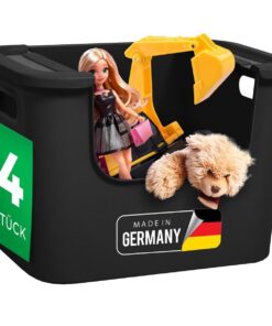 Novaliv 4x Aufbewahrungsbox - Ideal für Schubladen und Kleiderschränke - Perfekt für Wohnmobile - Schöner Design - Koste