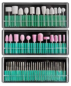 54 Stück Diamant Bits für professionellen Nagelfräser - Perfekt für Gel- und Acrylnägel - Ideal für Maniküre und Pedikü