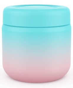 WayEee Thermobecher für Essen - 385ml Edelstahl Warmhaltebehälter - Bonbons