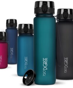 720°DGREE uberBottle Tritan Trinkflasche +Sieb BPA-frei - 350ml bis 2L Leicht & ClimatePartner certified