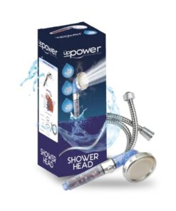 UPPOWER Duschkopf und Schlauch ionisch gefilterte Hochdruckköpfe Duschen & Spare Wasser 3 Modi verstellbare Stopptaste z