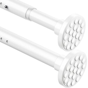 Aiitomg Teleskopstange Extra Lange ohne Bohren für Badezimmer und Schlafzimmer - Weiss (350-405CM Φ32mm) Aiitomg Auszi