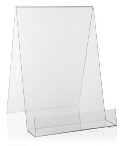 Buchständer A4 DIN(original PLEXIGLAS®) Als Warenträger und Schrägsteller für Leseratten