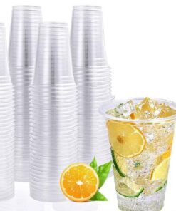 Sabco 50 Stück Milchshake-Becher – ideal für Milchshake, Frappe und Smoothie – perfect für Mitnehmen und Restaurants (47