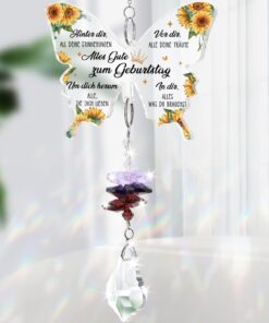 PRSTENLY Schmetterling Kristall Sonnenfänger Geburtstagsgeschenk für Frauen und Beste Freundin