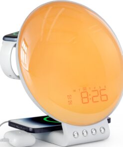 Dekala Lichtwecker Tageslichtwecker für Kinder und Erwachsene mit Vollbild Simulation und Wireless Charging | Dekala Li