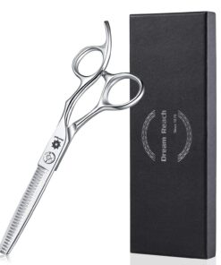 Dream Reach Scharfe Friseurschere zur Perfekten Haarschnitten-Bestimmung für Profis und Liebhaber V-Zahnklinge | Dream