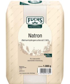 Fuchs Professional Natron 1kg - Backtriebmittel, Spülmittel & Geruchsnatrializer für Abflüsse | Pulver-Reinigung