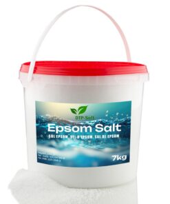 Epsom-Salz Lebensmittelqualität Premium Badesalz im 7KG EimerMagnesiumsulfat für Erholung und Wellness in der BadewanneP