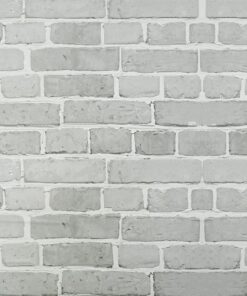 Arthome 44cmx3m Selbstklebende Tapete, Grau Stein Ziegel, für Küche und Kamin | Arthome 44cmx3m Klebefolie Vinyl Tapete