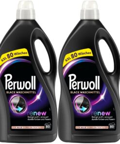 PERWOLL Black Waschmittel - Sanft für dunkle Textilien, dreifache Renovierungstechnologie, feinwaschen (Dunkelwäsche)