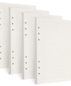 Skycase A5 Nachfüllpapier 360 Seiten 6-Loch Archivierbares Schreibpapier für Filofax Ringbücher Notizen Skizzen