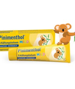 Pinimenthol Erkältungsbalsam mild Kinder | 20g | Eucalyptusöl zum Einreiben o. Inhalieren | pflanzlich | stoppt Hustenre