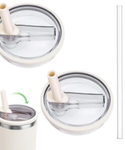 Heanvmyss 2PCS Tumbler Lids Replacement für Getränkedosen, Verschlussdeckel zur Wiederverwendung, Ersatz für 40oz Becher