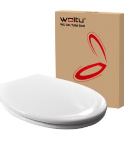 WOLTU Antibakteriell Schwarz Toilettendeckel mit Absenkautomatik und Softclose | WOLTU Blau Toilettendeckel Quick Relea