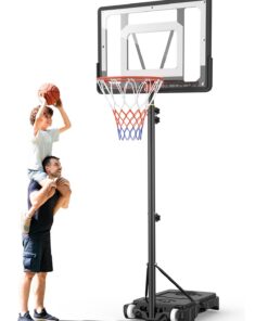 Kinder-Basketballkorb Outdoor 150-210 cm Hochstellbar Mit Rollen