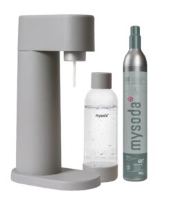 Mysoda Woody Set - Erneuerbares Holzkomposit Wassersprudler für Kinder - Garten- und Schuleben - BPA-frei, 1L Flasche, C