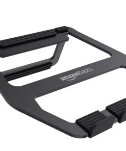Amazon Basics Faltbarer Laptop-Ständer Schwarz für Studenten bei Studienreisen | Amazon Basics Alufaltbarer Laptop-Stän