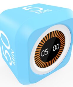 Drehbarer Pomodoro visueller Würfel-Timer - Voreingestellt für 5, 25, 10, 50 Minuten - Schreibtischproduktivität - Flip-
