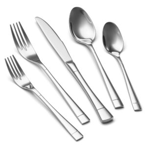 **Premium 30-teiliges Edelstahl-Bezettset 18/10 für 6 Personen, Hochglanzpoliert & Spülmaschinenfest** | **Geschmiedet