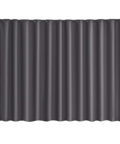 VEVOR Raumtrenner Trennwand für Büro und Schlafzimmer, praktischer Sichtschutz Grau (308,5 x 45 x 245,5 cm) VEVOR Roll