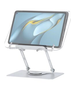 Tounee Buchständer Acryl Lesehilter Laptop Computer Lesehilfe zusammenklappbar | Tounee Acryl Lesehilter für Computer B