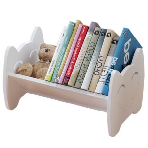Kinder-Bücherregal weiß + weißer Buch-Organizer + Kinderzimmer