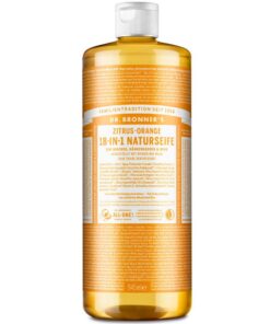 Dr. Bronners 18-IN-1 Naturseife | Zitrus Orange | Organic Vegan Bio Flüssigseife 945 ml