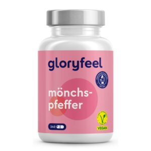 Mönchspfeffer Kapseln - Original Vitex Agnus Castus (4:1 Extrakt) - 10 mg pro Kapsel - Labortested - Deutscher Herstelle