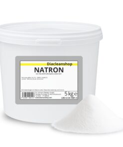 DIACLEANGERShop Natron Pulver – Deutsche Herstellung & Abfüllung für Küche, Backen & Haushalt | Pharmaqualität 5kg | Vie