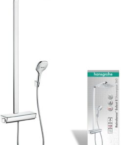 Hansgrohe Raindance Select E - Duschsystem mit Thermostat chrom 27112000