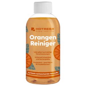 HOTREGA Hochergiebiger Orangenreiniger Konzentrat | universell für alle abwaschbaren Oberflächen | löst Fett, Klebereste