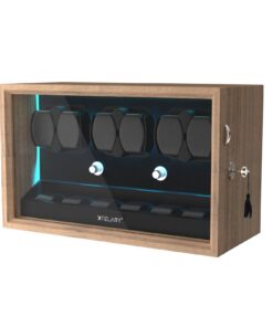 XTELARY Uhrenbeweger für Automatikuhren, Flexible Uhrenkissen und Leiser Mabuchi Motor, ideal für Sammler und Uhrmacher,
