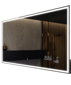 FORAM Badspiegel mit Beleuchtung - Led Spiegel Bad - Modernes Design - Badezimmerspiegel Nach Maß - Auf Individuelle Bes