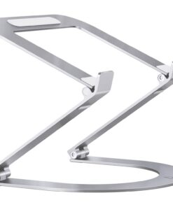 Maxonar Höhenverstellbar Faltbarer Aluminium Laptop Stand für Professionals im Büro und zu Hause, Belüfteter Stand mit S