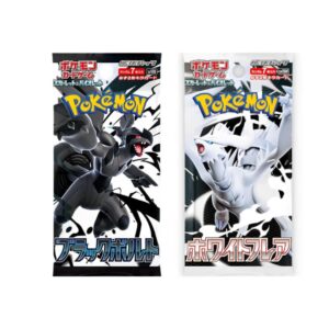 Pokémon Black Bolt & White Flare Booster Pack | Original & Neu | Kartenspielzeug für Kolleye | Kartenkämpfer | 2 Booster